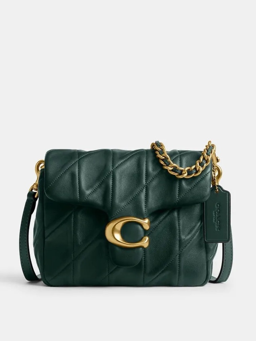 Coach Tabby Shoulder Bag Forest Green